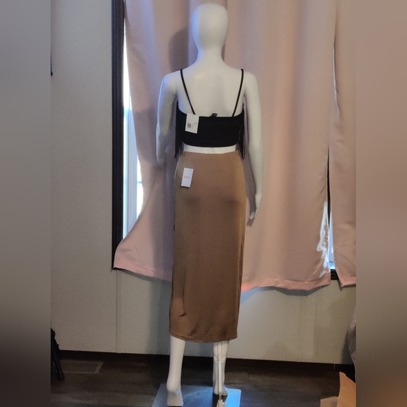 NWT Drawstring Maxi Skirt - Picture 4 of 5